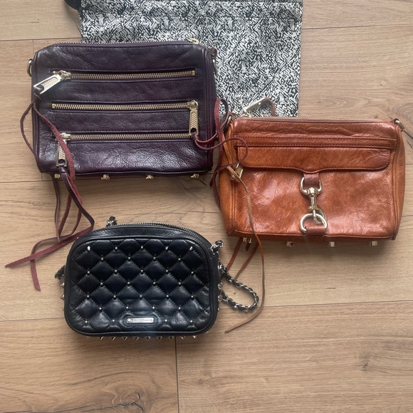 Rebecca Minkoff Handbags - Rebecca Minkoff Designer Bag Bundle: Mini 5-Zip, Mini M.A.C, Rocker Crossbody